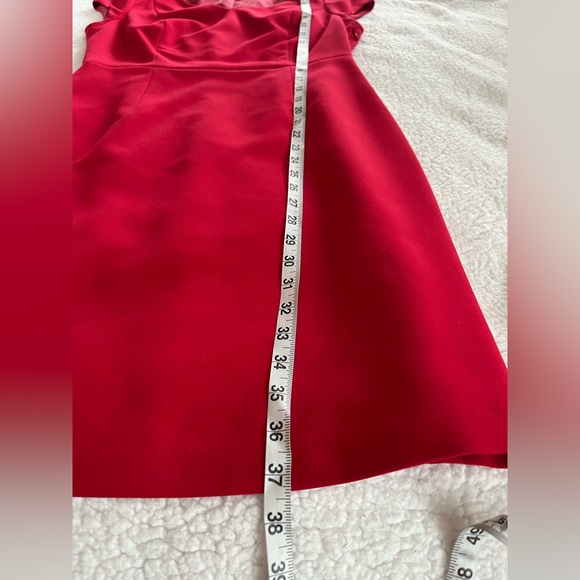 The Limited Red Rich Cap Sleeve Dress MIDI Size Women’s 8 - Picture 11 of 13